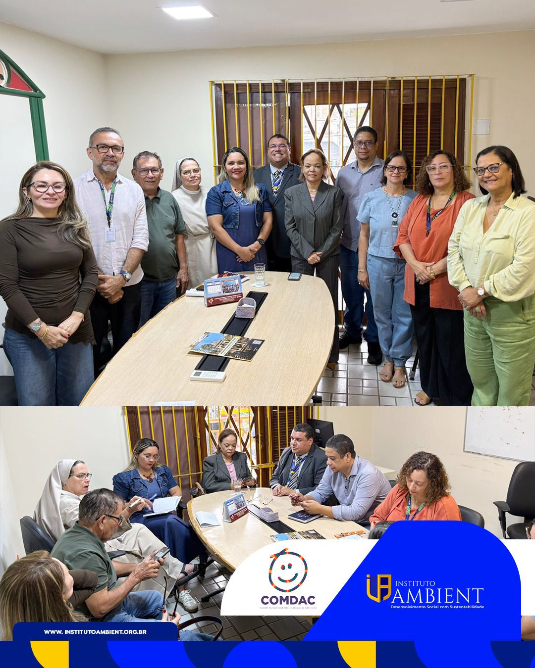 Reunião no COMDAC